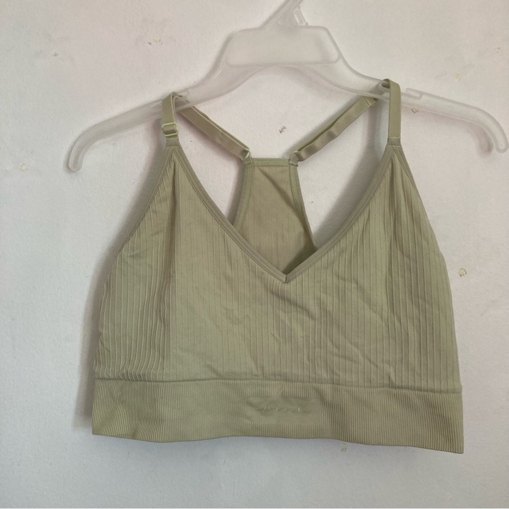 2 Pieces- Croft & Barrow sleep shorts & PINK Victorias Secret Active sports bra